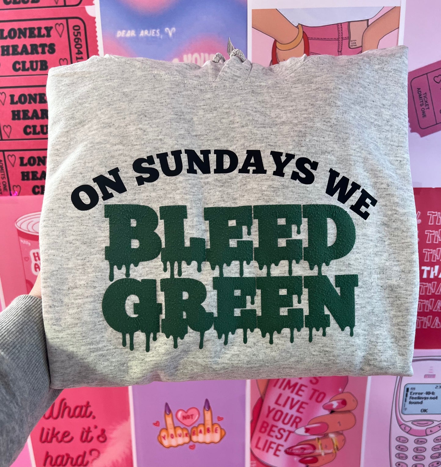 On Sundays We Bleed Green Crew